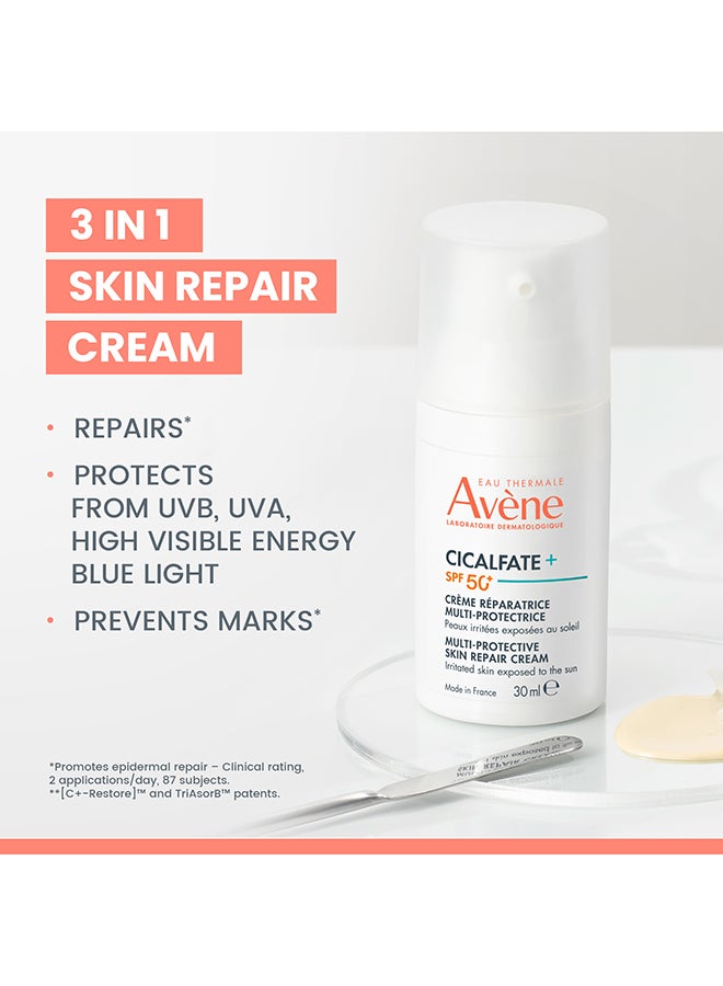 Avene Cicalfate+ Absorbant Soothing Spray 30ml – Immediate Cooling Relief for Wet Irritations, [C+-Restore]™ And Zinc, Fragrance-Free And Drying Action for Nappy Rash And Skin Fold Relief 30ml White 30ml - Image 3