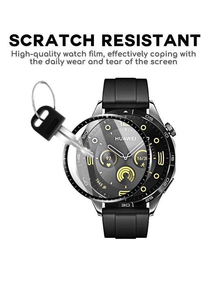 FITME 4-Piece 3D Screen Protector For Huawei Watch GT4 (46 mm)  - Image 4