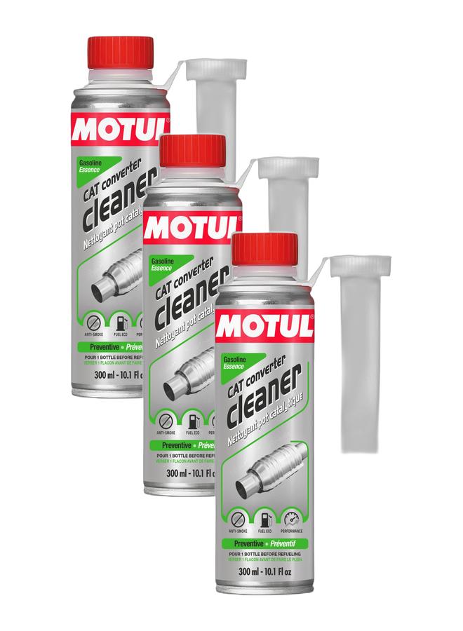 MOTUL Cat Converter Cleaner I Automotive Additive - (300Ml) Imported From Europe (Pack Of 3) - Image 1