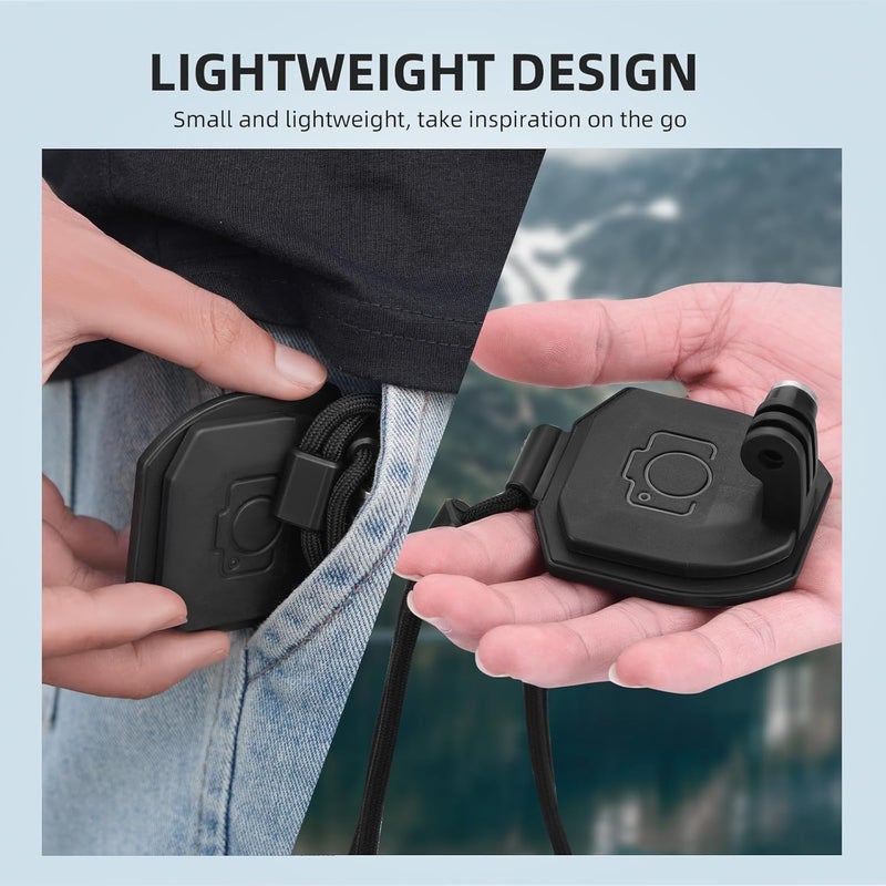 Flymile Magnetic Chest Mount for GoPro Hero13/12/11/10/9/8, POV Necklace Lanyard Mount Compatible with DJI Osmo Action 5 Pro/4/3,for Insta360 X5/X4 Ace pro,for AkASO Accessories - Image 5