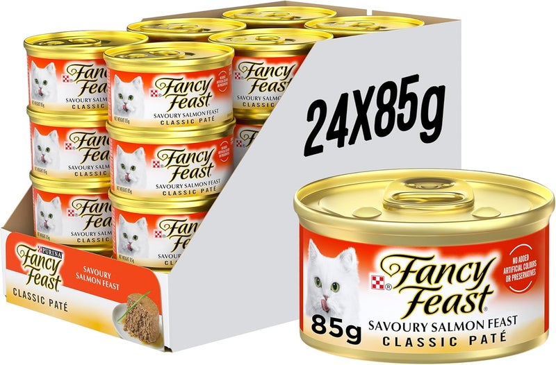Fancy Feast FANCYFEAST Classic Salmon 24x85g - Image 1