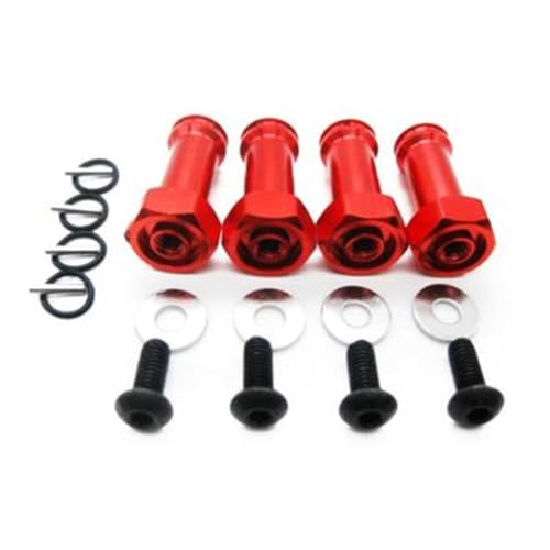 ZDingTech Upgrade Metal Wheel Extenders for 1/14 MJX Hyper Go 14301 14302,H16BM H16GT 16207 16208 16209 16210 14209 14210 Parts Upgrade Parts(A10 Upgrade Metal Length Hex Wheel Hub Nut Pins) - Image 2