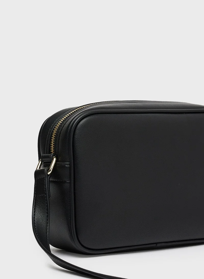 Love Moschino Logo Camera Crossbody Bag