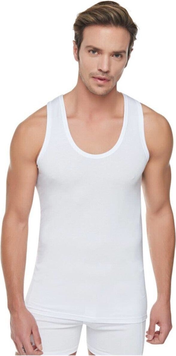 Tutku 12 Pieces White Color Rib Athlete 