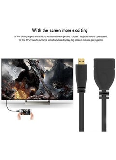 erorex Micro HDMI Male to HDMI Female 4K Cable Adapter for HDTV Camera 10CM  - Image 4