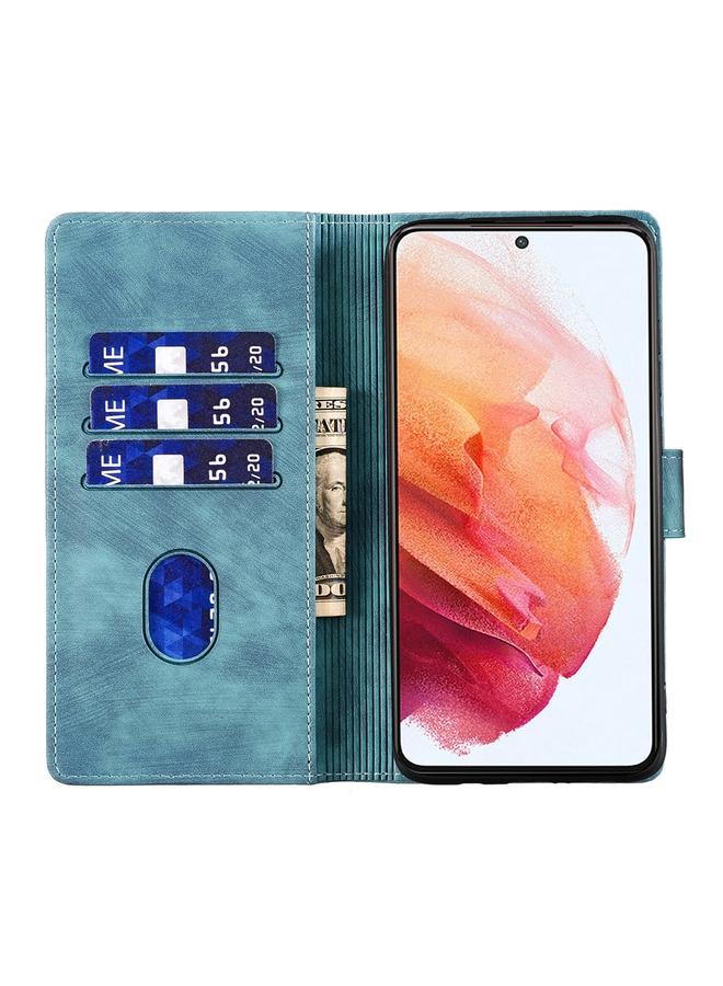 S-TOP Case For Samsung Galaxy S21 5G Pen Heart Cat Embossed Leather Phone Case - Image 5