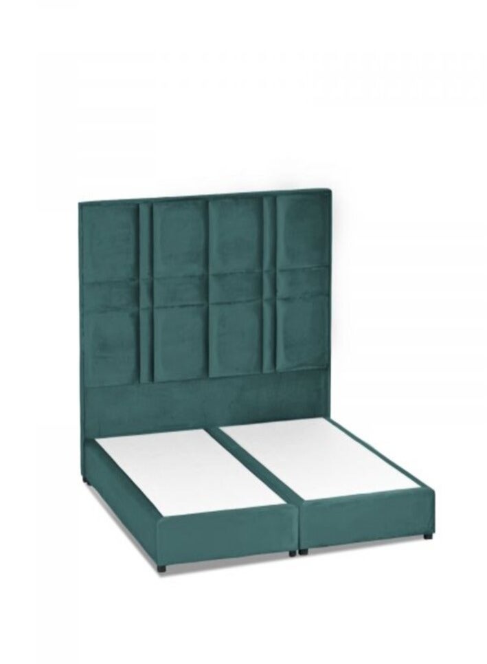 House One Narjis | Velvet Bed Frame - Turquoise  - Image 2