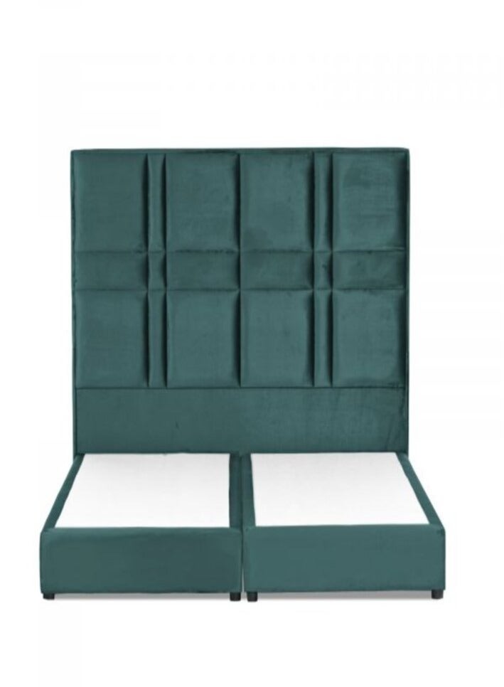 House One Narjis | Velvet Bed Frame - Turquoise  - Image 3