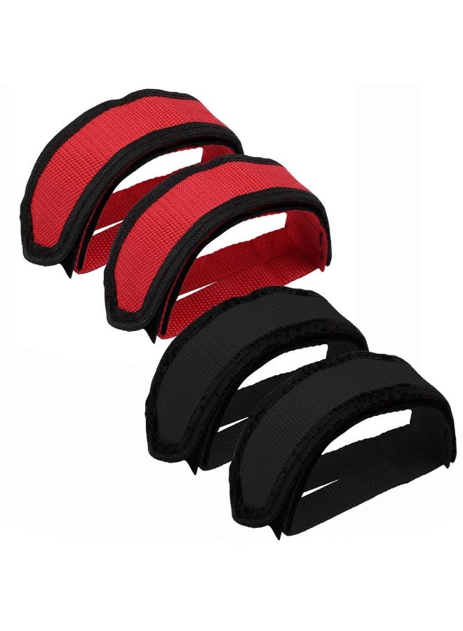 RAHAYM 2 Pair Bike Pedal Straps Pedal Toe Clips Straps Tape for Fixed Gear Bike - Image 1