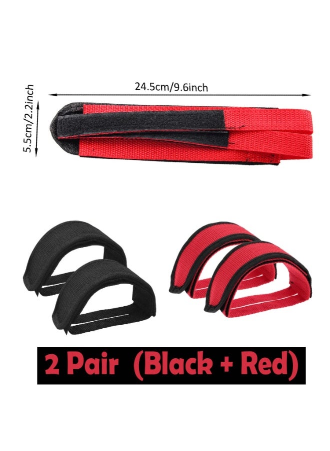 RAHAYM 2 Pair Bike Pedal Straps Pedal Toe Clips Straps Tape for Fixed Gear Bike - Image 3