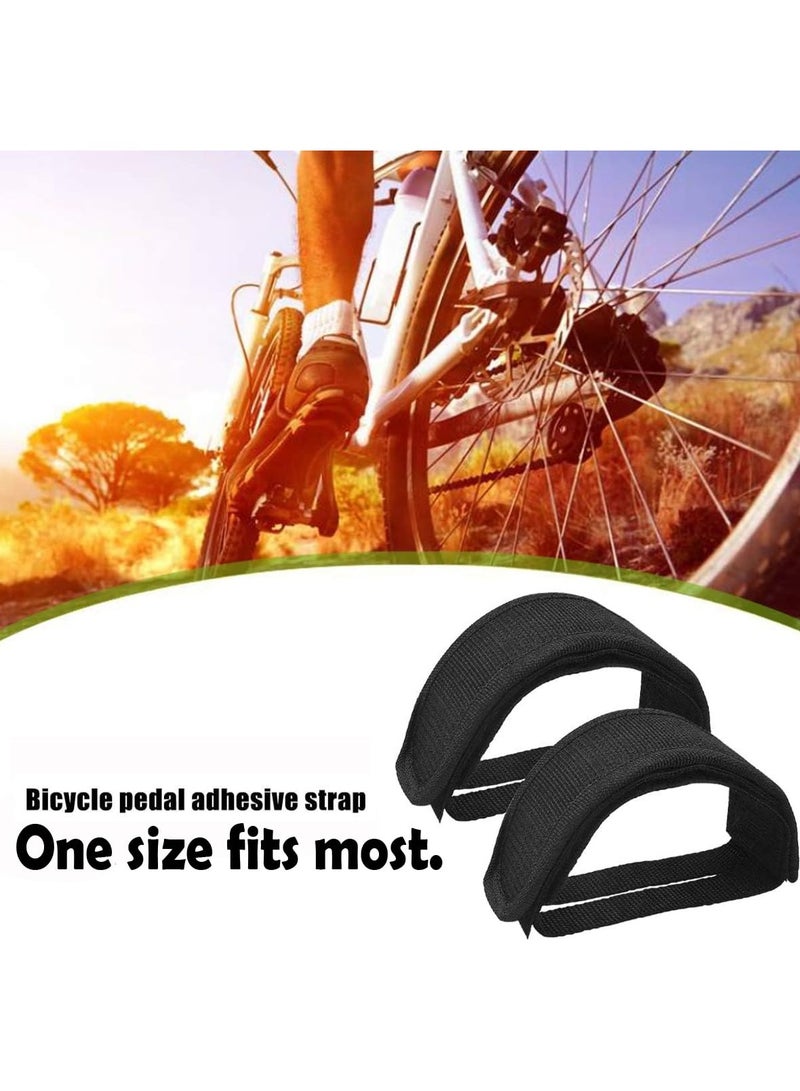 RAHAYM 2 Pair Bike Pedal Straps Pedal Toe Clips Straps Tape for Fixed Gear Bike - Image 2