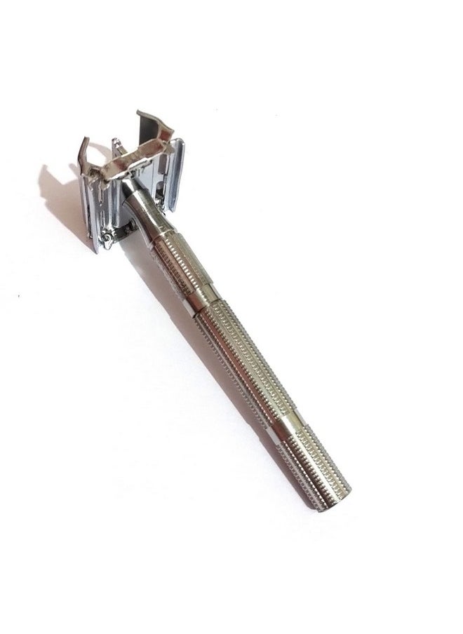 My.Shop - Delegarde Double Edge Safety Razor For Men Butterfly Twist Open Shaving Razor - Image 1