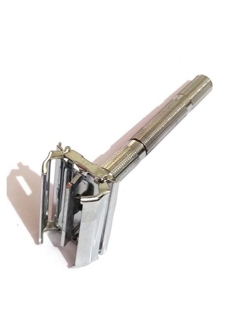 Delegarde Double Edge Safety Razor For Men Butterfly Twist Open Shaving Razor