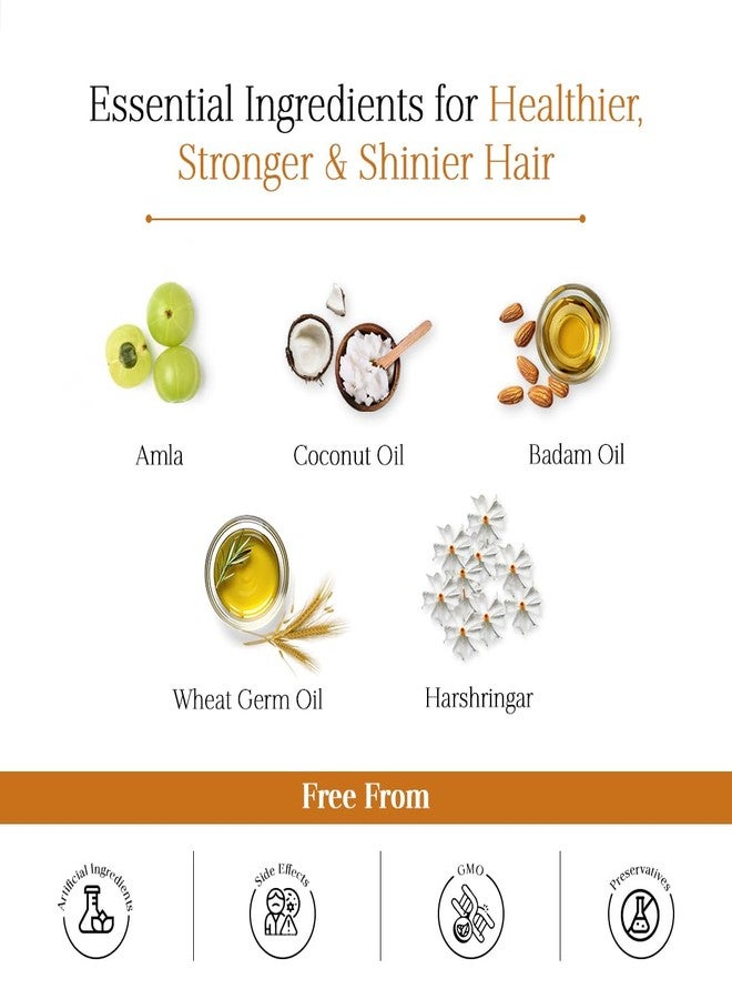 Dhariwal Ayurveda Keshmary Ayurvedic Hair Oil for Hair Growth | Natural Hair Oil | Organic Ayurvedic Hair Oil (Pack Of 2) - Image 4