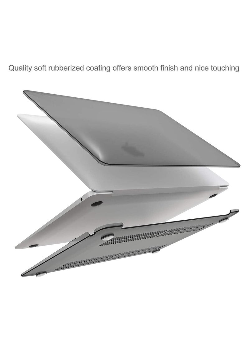 Generic MacBook Air 13 Inch Case 2020 2019 2018 Release A2337 M1 A2179 A1932 Hard Case Shell Cover For MacBook Air 13 Inch Model A2237 A2179 A1932 With Keyboard Skin Cover Black  - Image 3