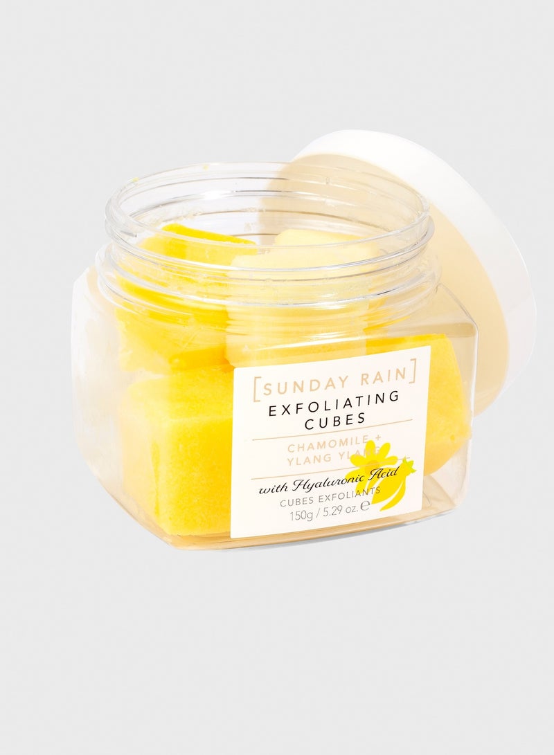 Sunday Rain Chamomile & Ylang Ylang Exfoliating Cubes - Image 2