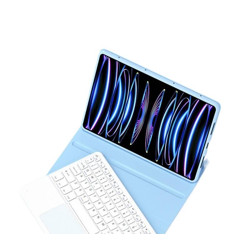 DGG حافظة آيباد بلوحة مفاتيح متوافقة مع iPad Pro 11 / iPad Air باللون بنفسجي باللون البنفسجي - Image 5