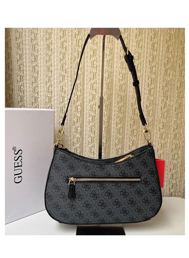 GUESS Global Brand GUESS Europe And The United States Simple Retro Crescent Moon Bag Shoulder Crossbody Bag  - Image 2