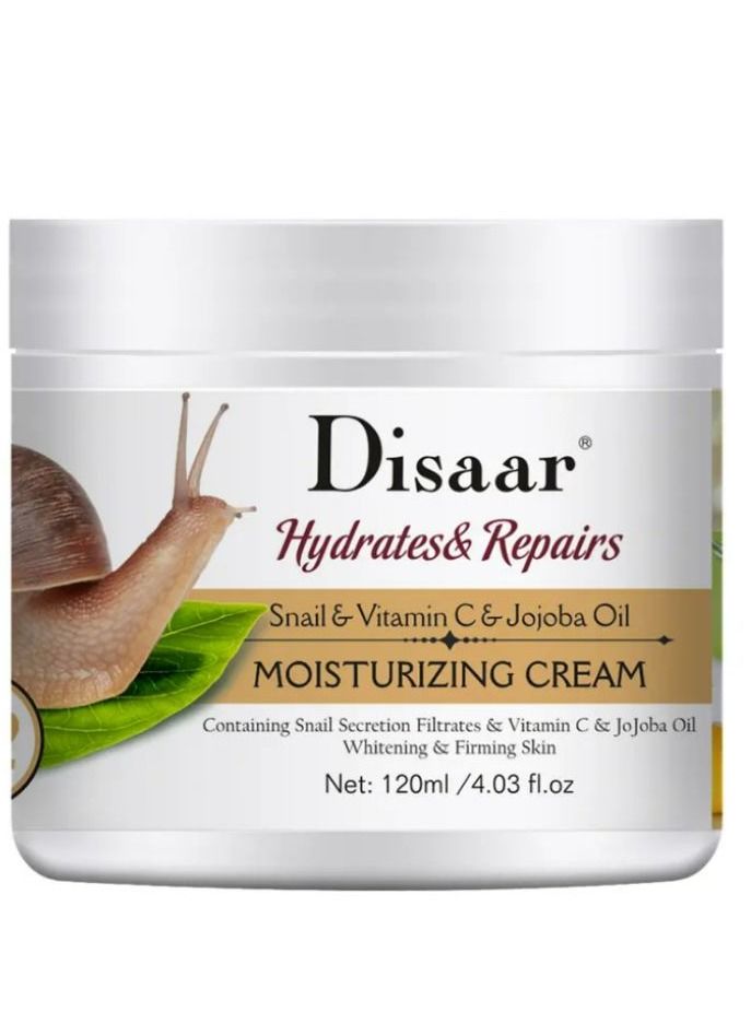 Disaar Snail VITAMIN C JOJOBA OIL white moisturizer cream 120 ML - Image 1