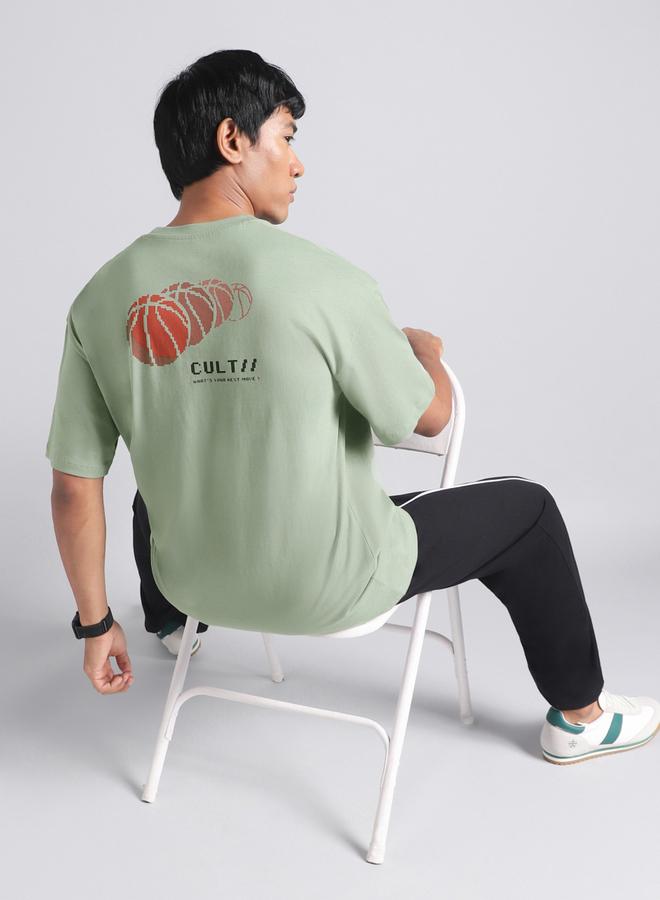 Cult Men Oversized Graphic Print T-Shirt - Image 3