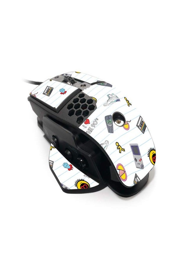 MIGHTY SKINS MightySkins Skin for Thermaltake Esports Level 10 M Gaming Mouse - Love The 90s | Protective, Durable, and Unique Vinyl Decal wrap Cover | Easy to Apply, Remove, and Change Styles | Made in The USA - Image 1