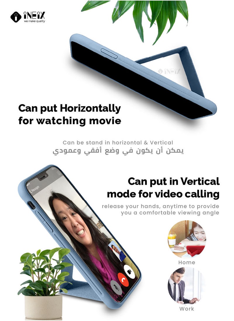 INEIX - 3 in 1 Magnetic Hand Grip Holder Case For Honor 50 5G Sky Blue - Image 1