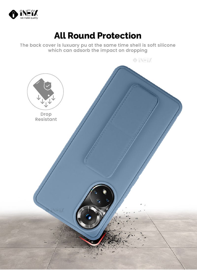 INEIX - 3 in 1 Magnetic Hand Grip Holder Case For Honor 50 5G Sky Blue - Image 1