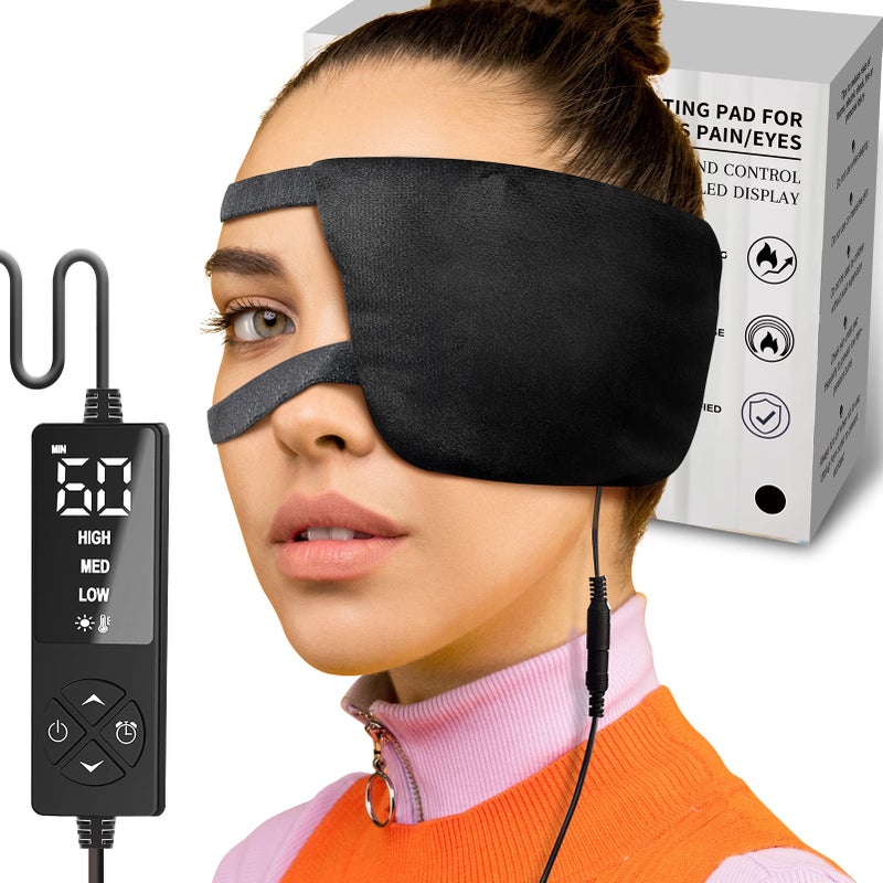 sticro Moist Heat Stye Eye Compress Heating Pad for Single Stye Eye Treatment, Electric Heated Eye Mask for Dry Eyes Relief, Blepharitis-Treatment and Other Eye Irritation - Image 1