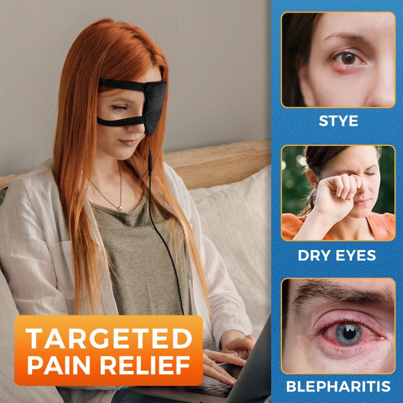 sticro Moist Heat Stye Eye Compress Heating Pad for Single Stye Eye Treatment, Electric Heated Eye Mask for Dry Eyes Relief, Blepharitis-Treatment and Other Eye Irritation - Image 5