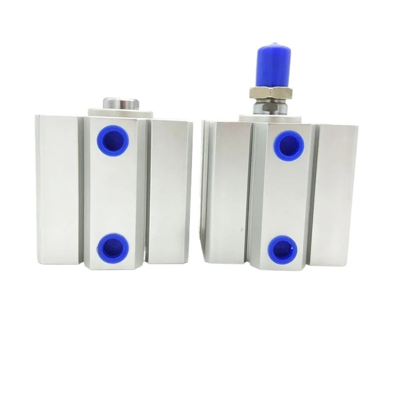 SDA20 80S Female Thread 20mm Bore Compact Double Acting Pneumatic Cylinder with Magnet - Image 4
