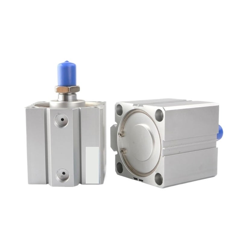 SDA20 80S Female Thread 20mm Bore Compact Double Acting Pneumatic Cylinder with Magnet - Image 2