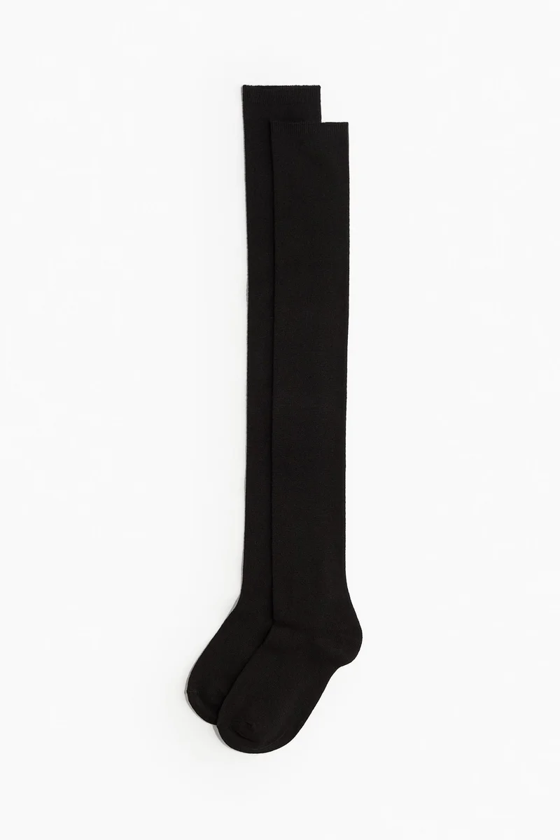 H&M 2-Pack Over-The-Knee Socks