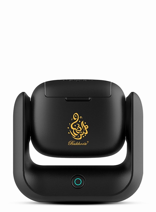 Bukhoon Electronic Incense Burner – 270° Multi-Angle, Type-C Rechargeable – For Home & Car – Black  - Image 1