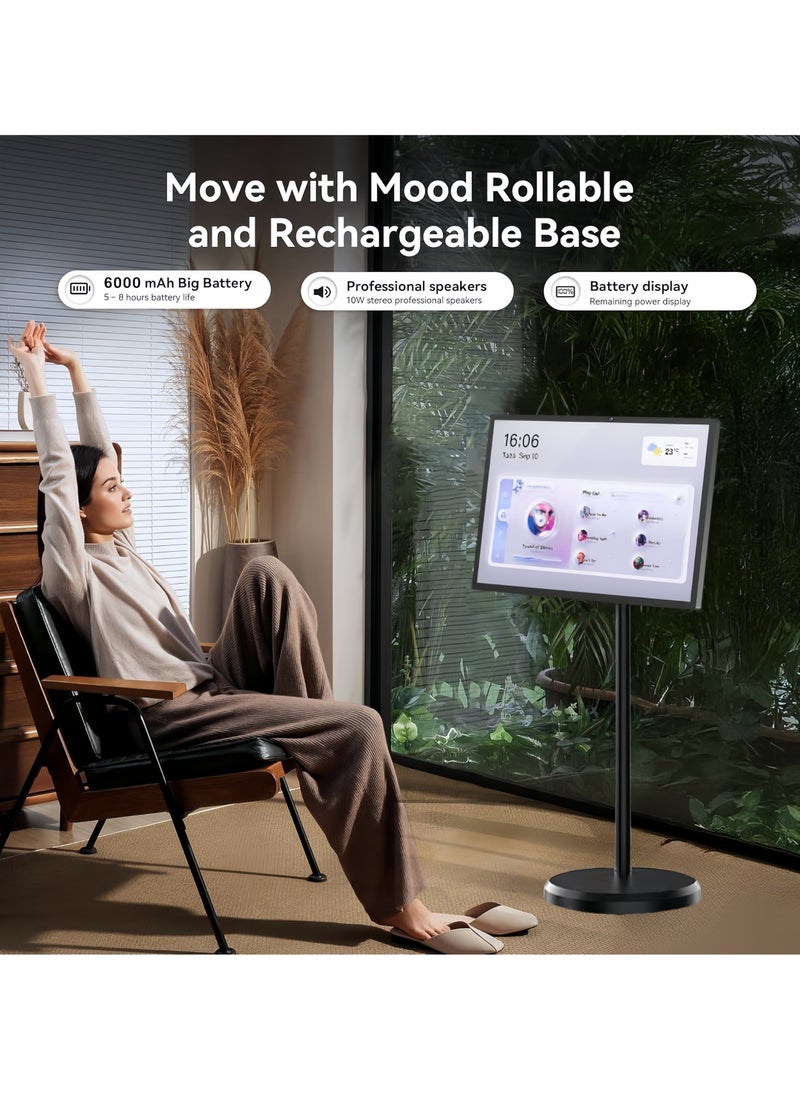 FlashHawk - 21.5 Inch Floor Smart Screen - LCD Touch Display Screen with Adjustable Stand - Image 1