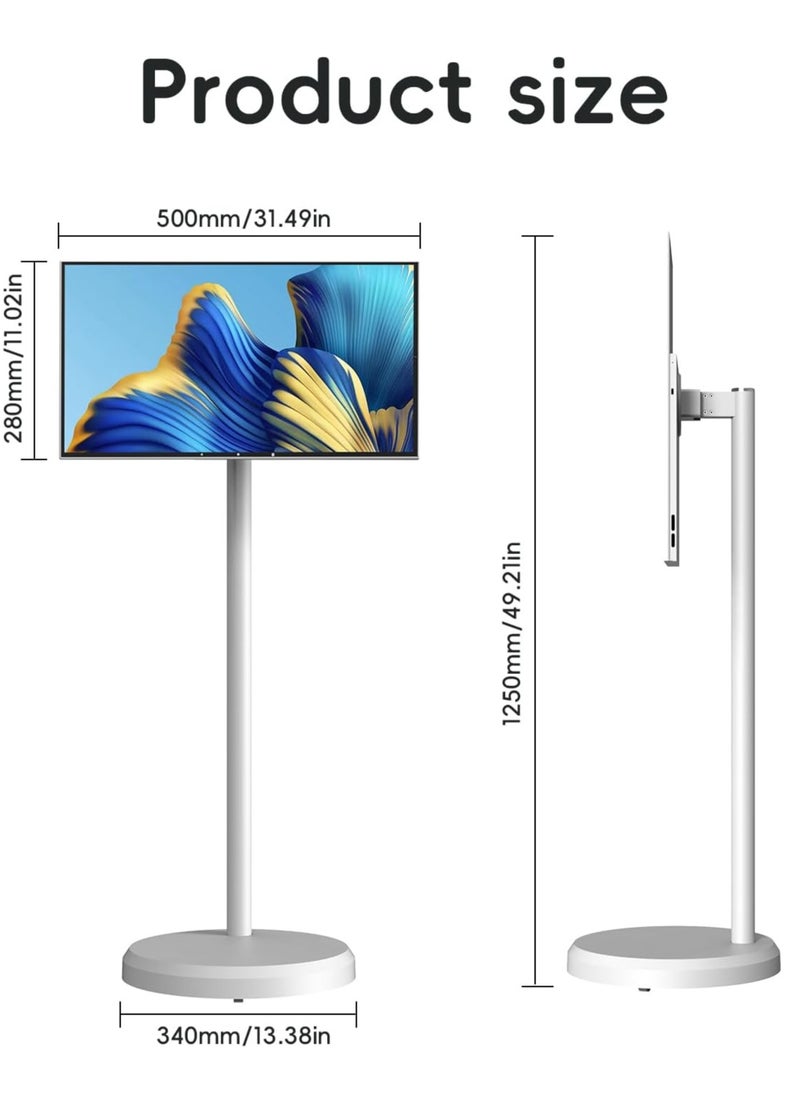 FlashHawk - 21.5 Inch Floor Smart Screen - LCD Touch Display Screen with Adjustable Stand - Image 1