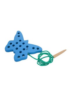 Skillofun Skillofun MDF Wooden Sewing Threading Toys - Butterfly Learning Toy | Early Educational Toy for Kids (Multicolor, Age- 3+)  - Image 1