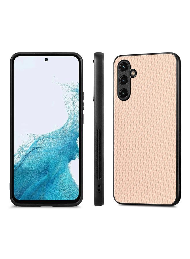 S-TOP Case For Samsung Galaxy A54 5G Carbon Fiber Texture Leather Back Cover Phone Case - Image 2