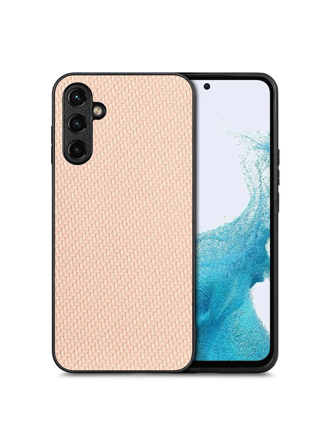 S-TOP Case For Samsung Galaxy A54 5G Carbon Fiber Texture Leather Back Cover Phone Case - Image 1