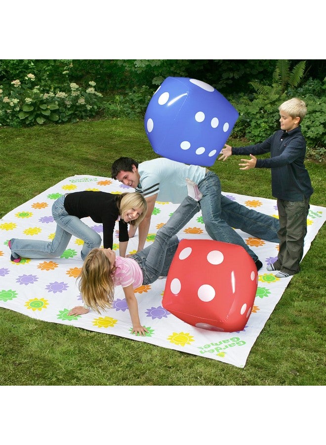 نوفيلتي بليس نرد قابل للنفخ من نوفيلتي بليس، مقاس 16 بوصة (عبوة من قطعتين) - نرد عملاق أحمر وأزرق لألعاب الطاولة الداخلية والخارجية، واللودو، وحفلات المسابح - ديكورات حفلات ممتعة ومتعددة الاستخدامات وإكسسوارات ألعاب - Image 4