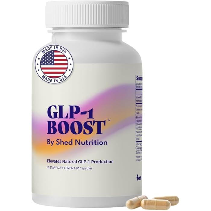 GLP-1 Boost Supplement for Women and Men – Hunger & Metabolism Support with Eriomin, Berberine & Capsaicin – Expert-Formulated to Support GLP1 Naturally – 1 Capsule Before Meals (90 Capsules) - Image 1
