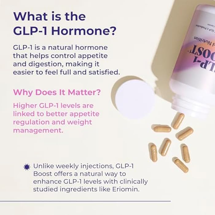 GLP-1 Boost Supplement for Women and Men – Hunger & Metabolism Support with Eriomin, Berberine & Capsaicin – Expert-Formulated to Support GLP1 Naturally – 1 Capsule Before Meals (90 Capsules) - Image 3