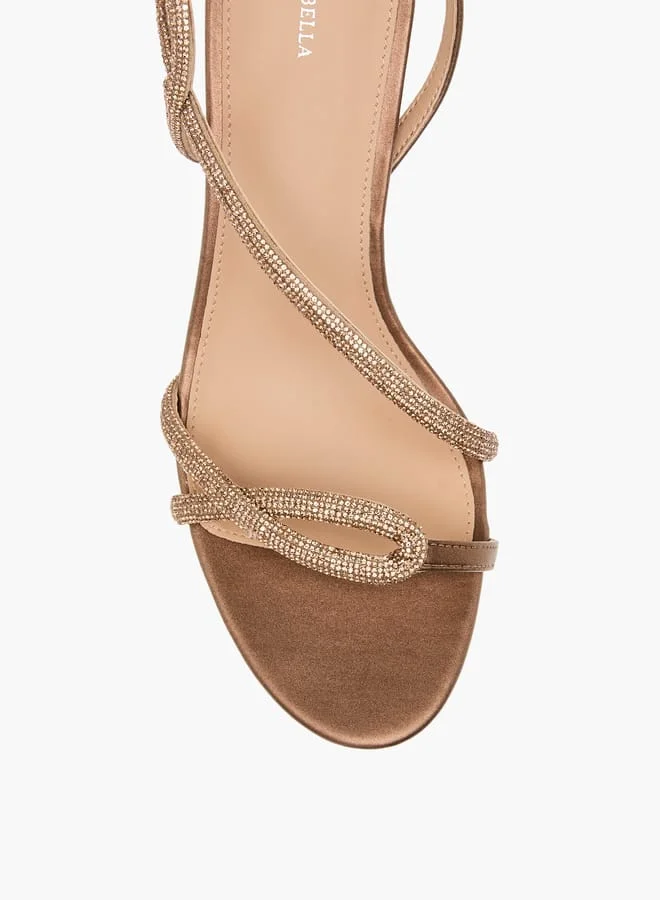 فلورا بيلا من شو إكسبرس Women Embellished Sandals with  Stiletto Heels and Buckle Closure