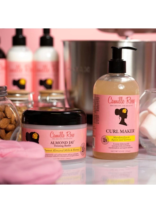 Camille Rose Curl Maker Jelly 12oz Nourishing & Defining Gel for Coily, Curly & Wavy Hair Natural & - Image 3