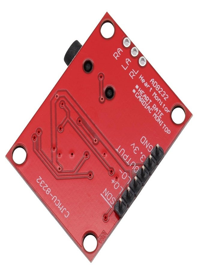 QBM AD8232 ECG Measurement Kit with Heart Rate Monitor Module, Medical Biometric Sensor Board, Electrode Pads, Connection Cable - Image 5