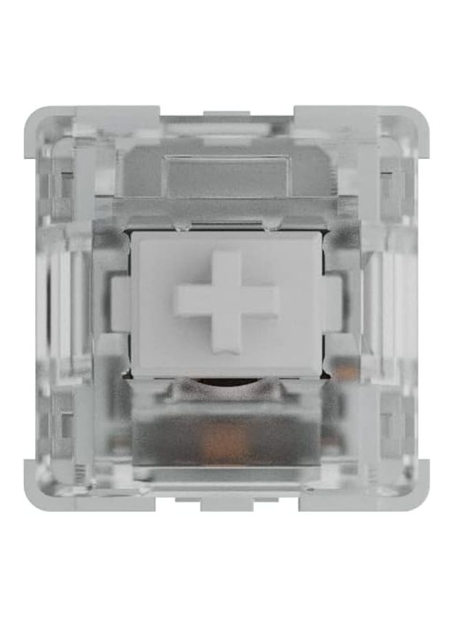 Glorious Gateron Clear Mechanical Keyboard Switches (120 Pack) - Ultra-Light Linear for Rapid Typing & Gaming - 35g Actuation Force - Image 2