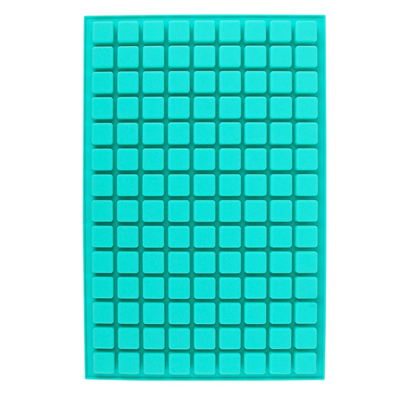 Webake Chocolate Molds 126 Cavity Square Silicone Mini Candy Mold 1 Pack Hard Candy Molds For Gummy Ice Cube Jelly Truffles Pralines Caramels MintEuropean Food Grade Standard