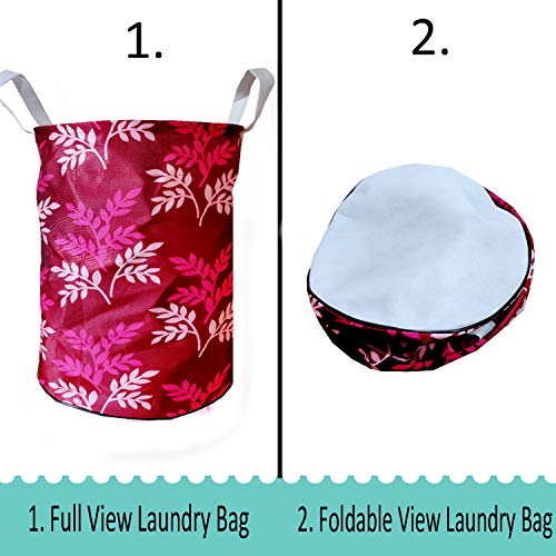 KANUSHI Industries® Washable & Dustproof Front Load Automatic Washing Machine Cover (Suitable for 6 Kg, 6.5 kg, 7 kg, 7.5 kg)+1 pc Designer Laundry Bag (VAR-Washing-Front+LB-Wine-Small-LEVS) - Image 5