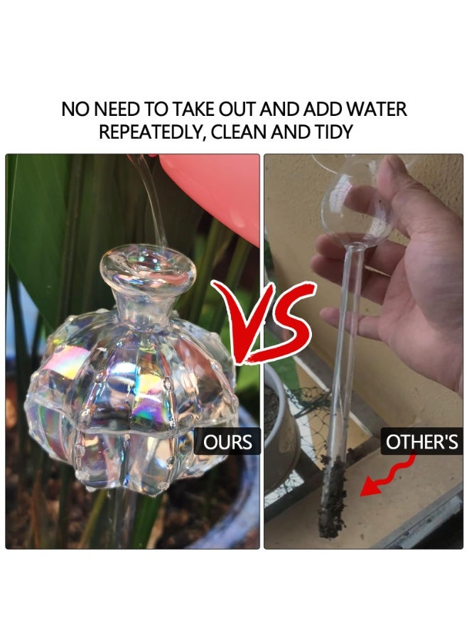 Arabest Cactus Plant Watering Globes, Self Watering Planter Insert, 6 Pcs Plant Watering Bulbs for Indoor Outdoor, Watering Globes (Clear) - Image 4