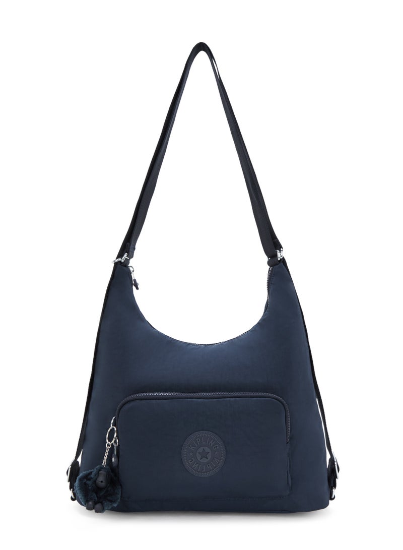 kipling Yenna Medium Shoulder Bag convertible to Backpack Blue Bleu - Image 1