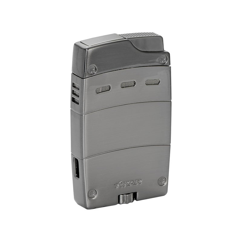 Xikar Ultra Magnetic Lighter Single Jet Flame Metal Body Magnetic Attachment System Gunmetal - Image 2